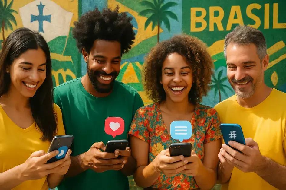 Aproveite as redes sociais em alta para ganhar seguidores brasileiros