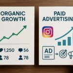 Crescimento orgânico vs pago: qual escolher para o Instagram