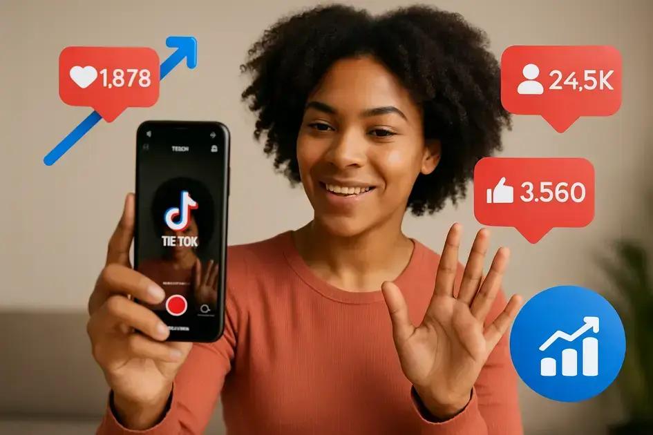 Estratégias no TikTok: compra de seguidores e consistência de posts