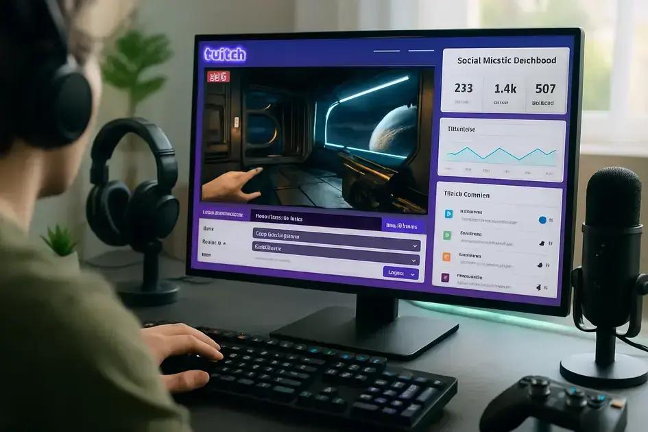 Painel SMM para Twitch: aumente seu público e alcance
