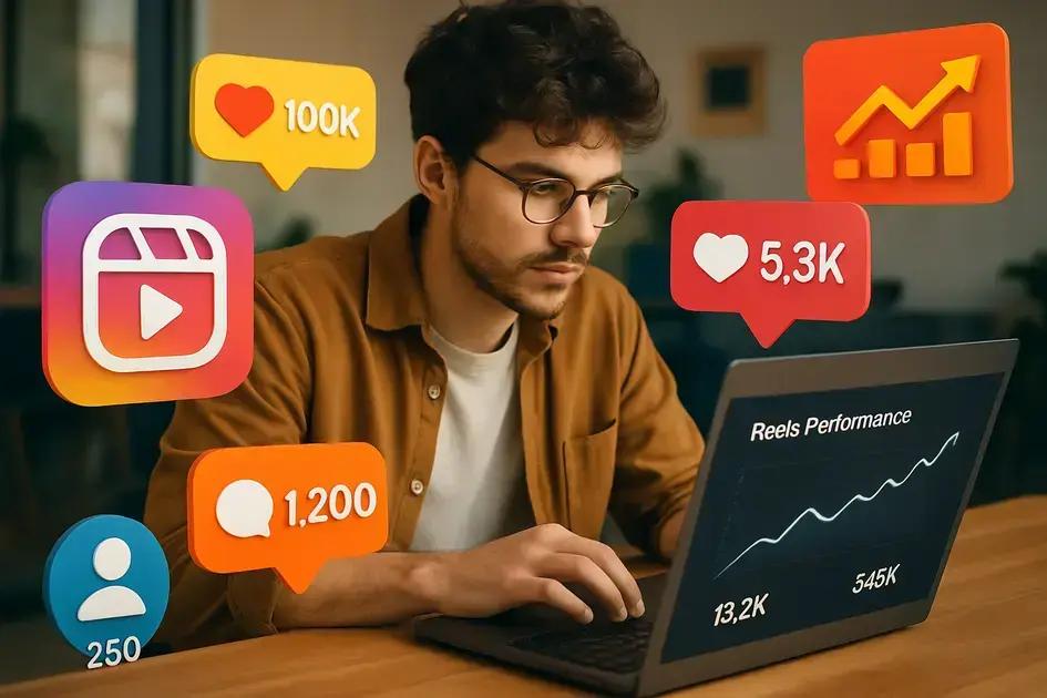 Reels virais: quando investir em compra de visualizações Instagram