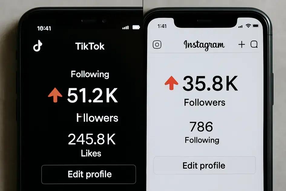 TikTok vs Instagram: quem domina as tendências de compra de seguidores?