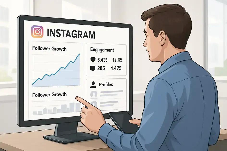 Atualizações de painéis de seguidores Instagram e engajamento real