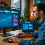 Case: crescimento rápido de perfil usando painel de seguidor e SMM