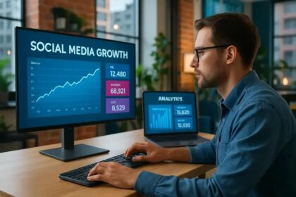 Case: crescimento rápido de perfil usando painel de seguidor e SMM