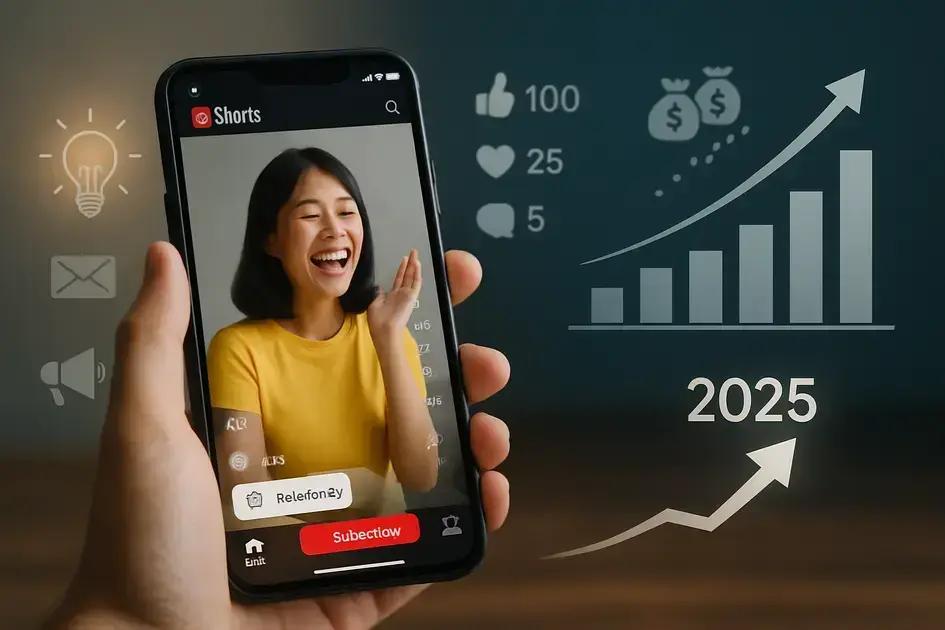 Como o YouTube Shorts influencia a compra de inscritos em 2025