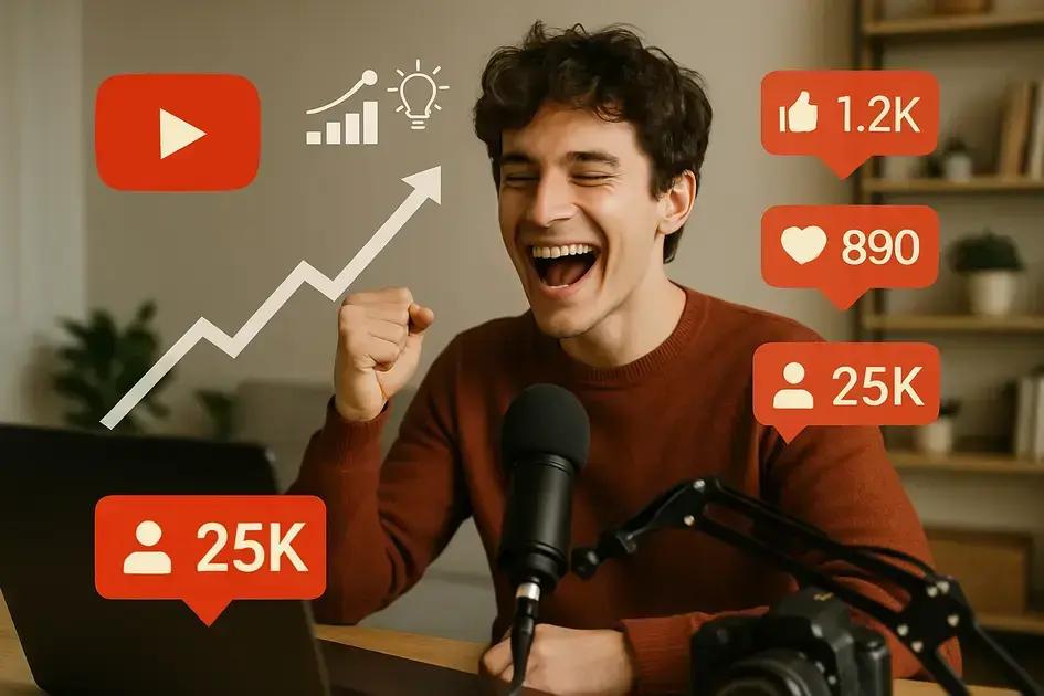 Como os criadores do YouTube usam compra de inscritos para crescer