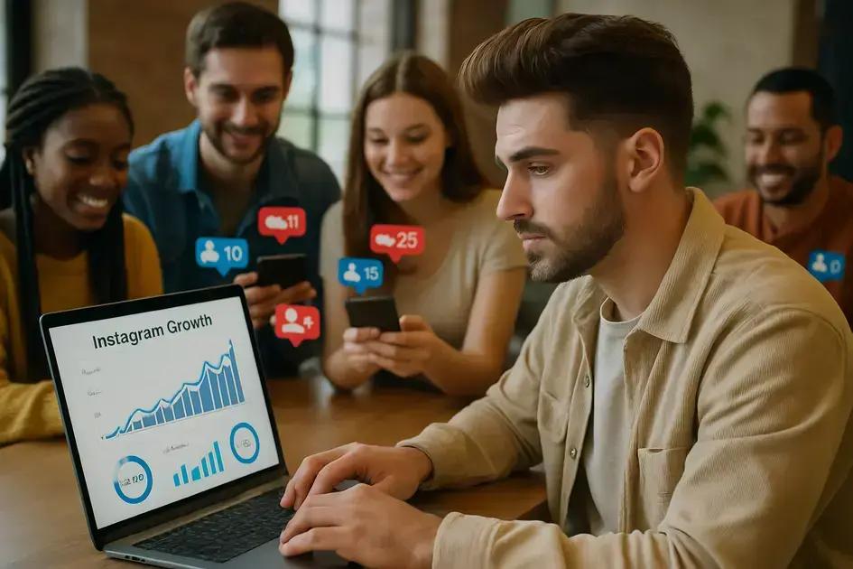 Como os influenciadores estão aumentando seguidores reais nas redes sociais em alta