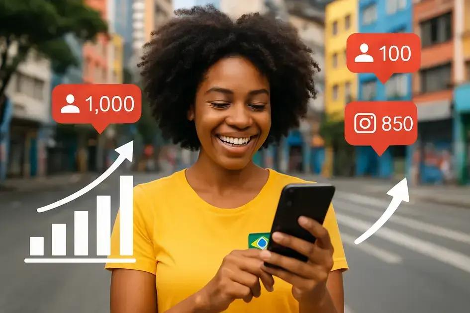 Como perfis brasileiros estão usando seguidores reais para crescer mais