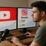 Engajamento cruzado entre YouTube e Instagram para alcance máximo