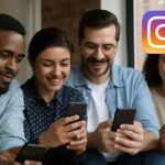 Engajamento orgânico e alcance usando seguidores Instagram reais