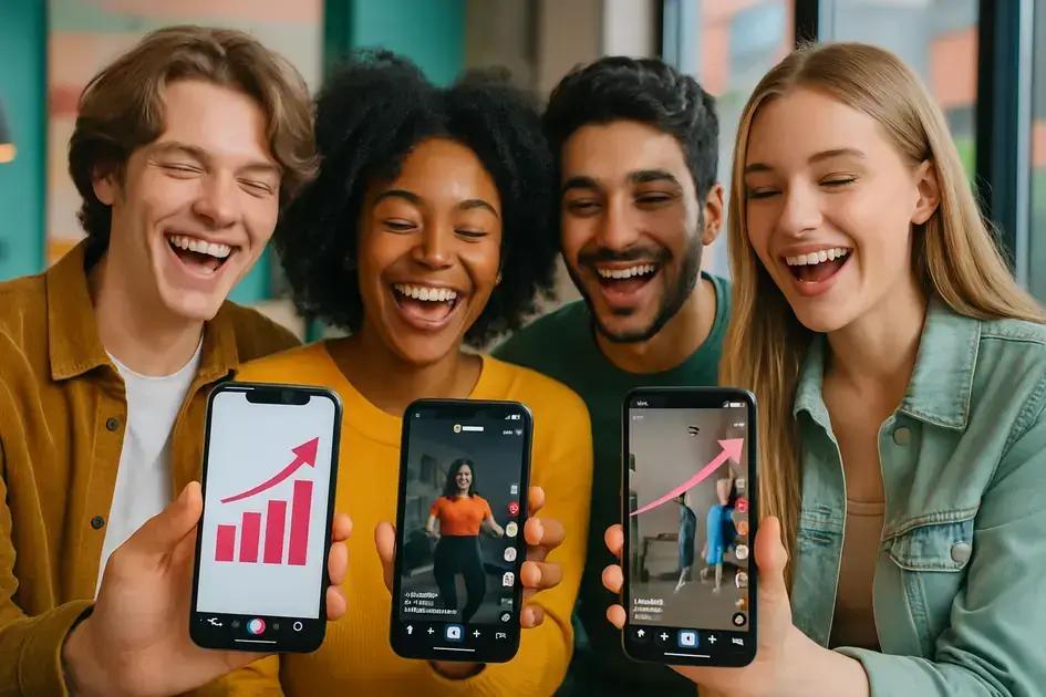 Exemplo real: TikTokers que viralizaram usando técnicas simples