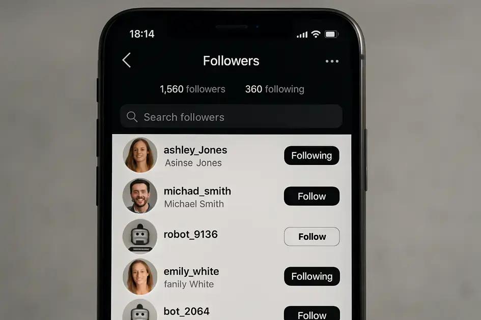 Guia definitivo: diferença entre seguidores reais e bots no Instagram