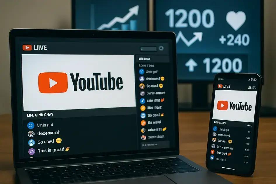 YouTube: Lives Lotadas com Compra de Inscritos Estratégica